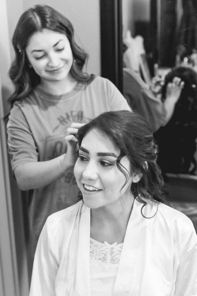 bride getting ready photos, Idaho wedding photographer