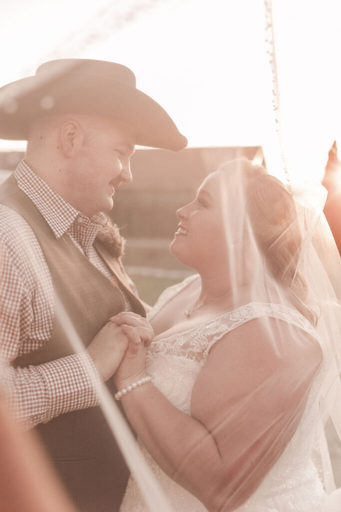 Idaho wedding photography, wedding veil photography, golden hour portraits