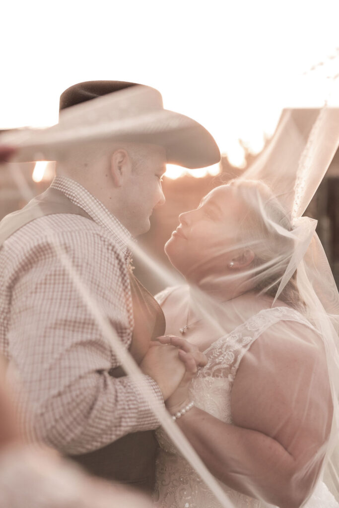 Idaho wedding photography, wedding veil photography, golden hour portraits